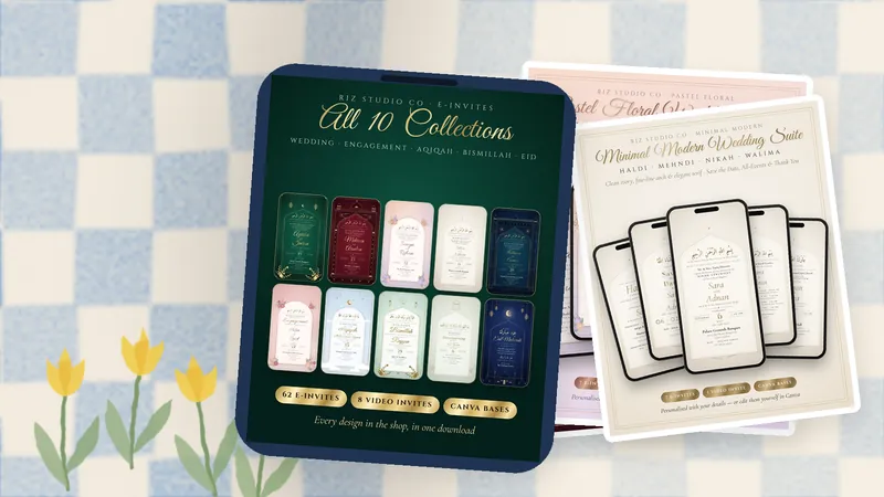 All 10 invitation collections bundle