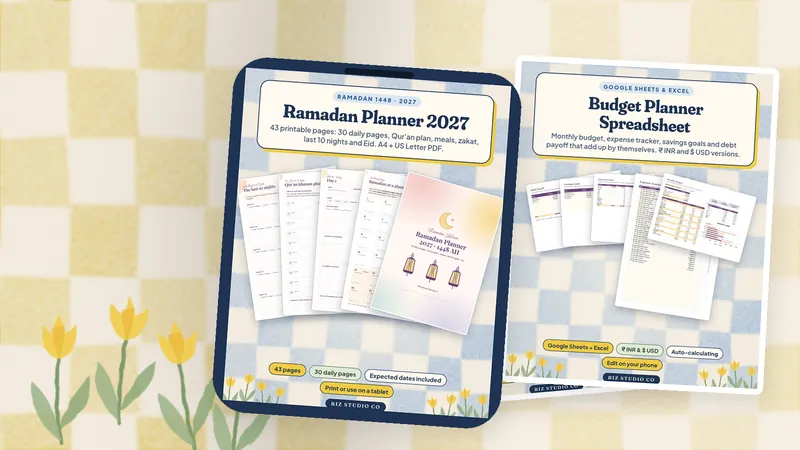Planners & Budget showcase