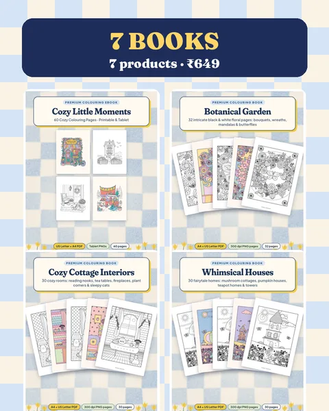 Complete Colouring Collection: All 7 Colouring Books cover