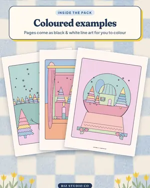 Christmas Colouring Pages preview 4 Christmas colouring page