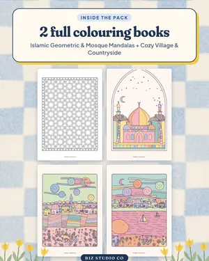 Colouring Bundle preview 1 colouring pages bundle