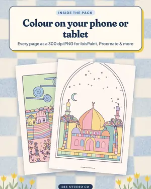 Colouring Bundle preview 3 colouring pages bundle