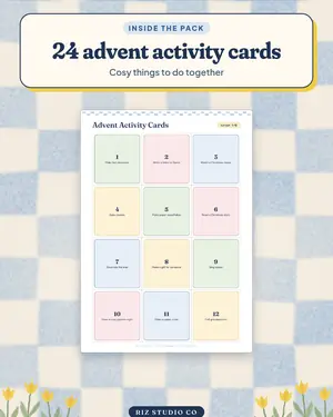 Cozy Christmas Planner preview 1 Christmas printable