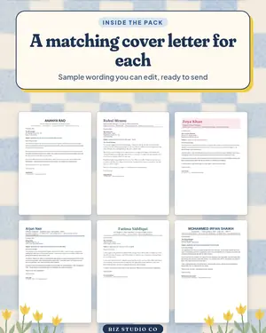 CV & Resume Pack preview 2 resume template