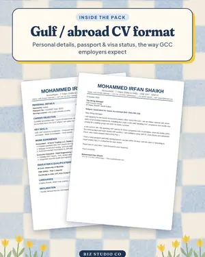 CV & Resume Pack preview 4 resume template