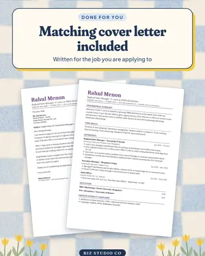 CV writing service preview 3 CV writing service