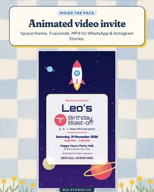Kids Birthday Invites preview 4 kids birthday invitation