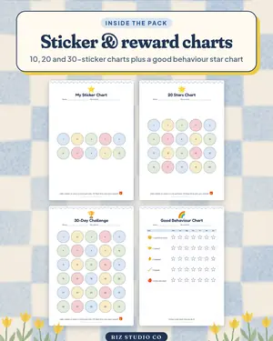 Reward & Chore Charts preview 1 kids reward chart