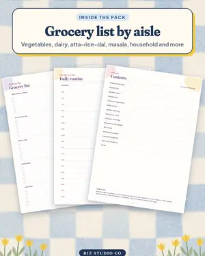Home & Meal Planner preview 2 meal planner printable