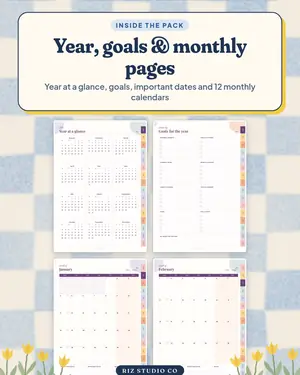 2027 Planner preview 1 2027 planner page