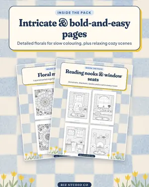 Premium Colouring Bundle preview 2 colouring book bundle