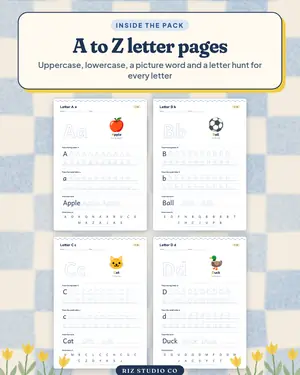 Preschool Workbook preview 1 preschool worksheet